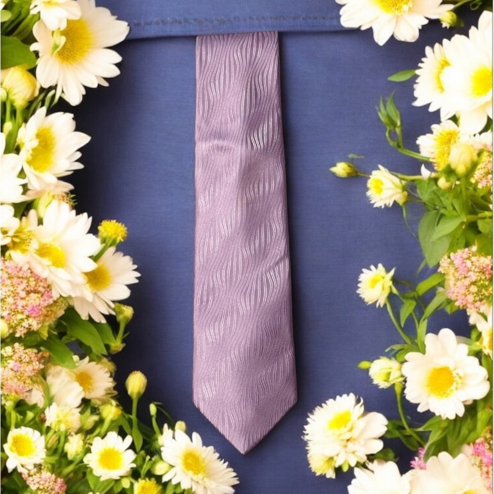 Nicole Miller Elegant Purple Tie